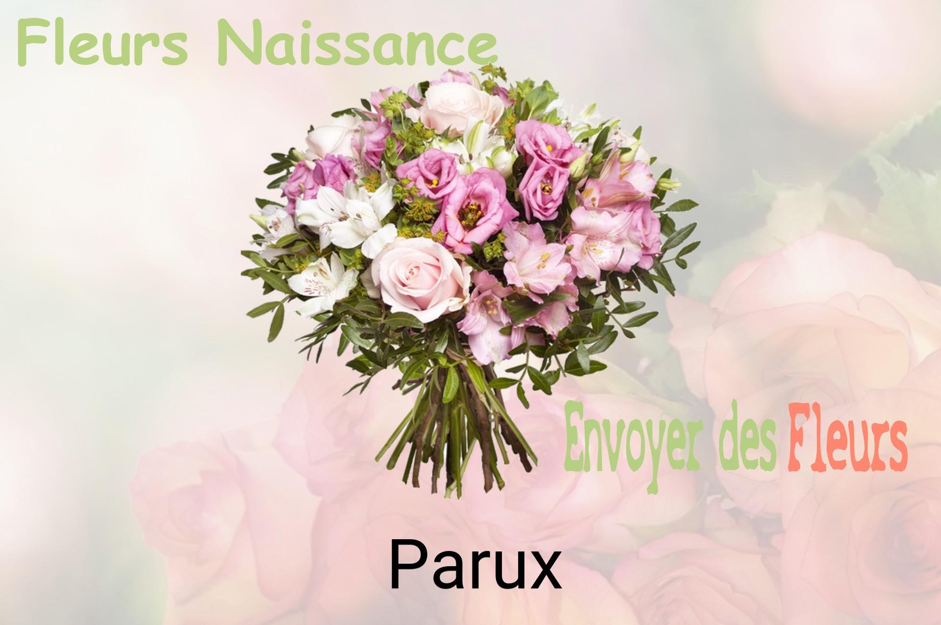 Bouquet de fleurs de naissance livré à Parux